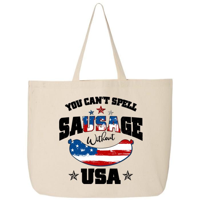 Funny You Can't Spell Sausage Without USA 25L Jumbo Tote