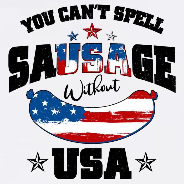 Funny You Can't Spell Sausage Without USA Garment-Dyed Sweatshirt