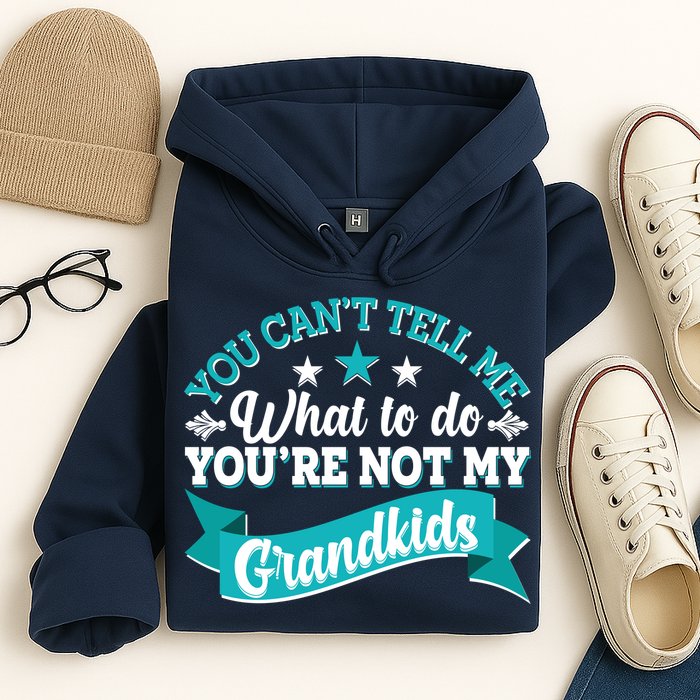 Funny You Can't Tell Me What to do You're Not My Grandkids Hoodie