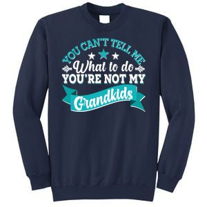 Funny You Can't Tell Me What to do You're Not My Grandkids Sweatshirt