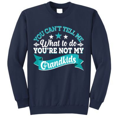 Funny You Can't Tell Me What to do You're Not My Grandkids Sweatshirt