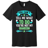 Funny You Can't Tell Me What to do You're Not My Grandson Premium T-Shirt