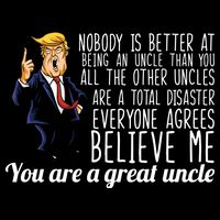 Funny Your A Great Uncle Donald Trump Impact Tech Backpack