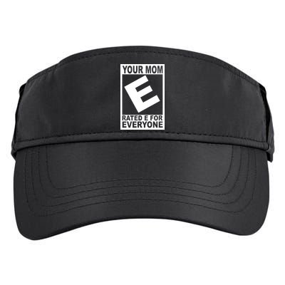 Funny Your Mom Rated E For Everyone Adult Drive Performance Visor