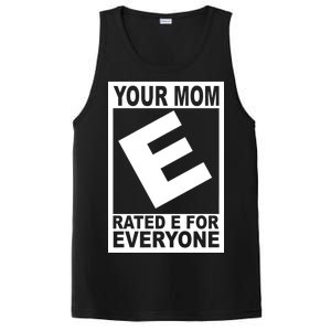 Funny Your Mom Rated E For Everyone PosiCharge Competitor Tank