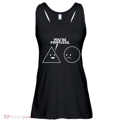 Funny You're Pointless Ladies Essential Flowy Tank