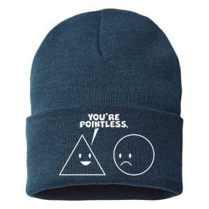 Funny You're Pointless Sustainable Knit Beanie