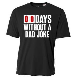 Funny Zero 0 Days Without A Dad Joke Cooling Performance Crew T-Shirt