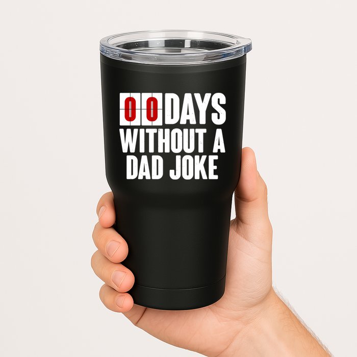 Funny Zero 0 Days Without A Dad Joke Tumbler