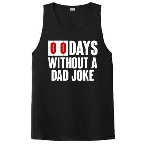 Funny Zero 0 Days Without A Dad Joke PosiCharge Competitor Tank