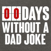 Funny Zero 0 Days Without A Dad Joke Cotton Canvas Backpack