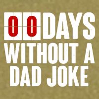 Funny Zero 0 Days Without A Dad Joke Garment-Dyed Women's Muscle Tee