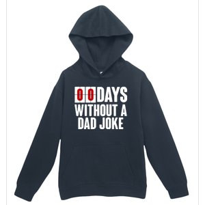 Funny Zero 0 Days Without A Dad Joke Urban Pullover Hoodie