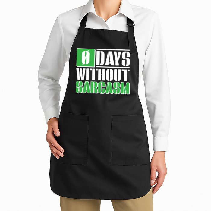 Funny Zero Days Without Sarcasm  Apron