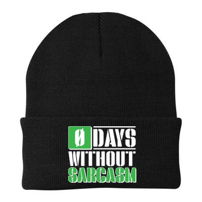 Funny Zero Days Without Sarcasm  Beanie