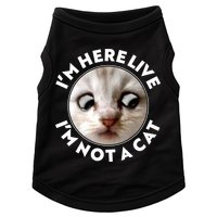 Funny Zoom Lawyer Cat Meme I'm Here Live I'm Not A Cat Doggie Tank