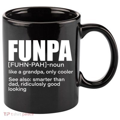 Funpa Definition  11oz C Handle Ceramic Mug