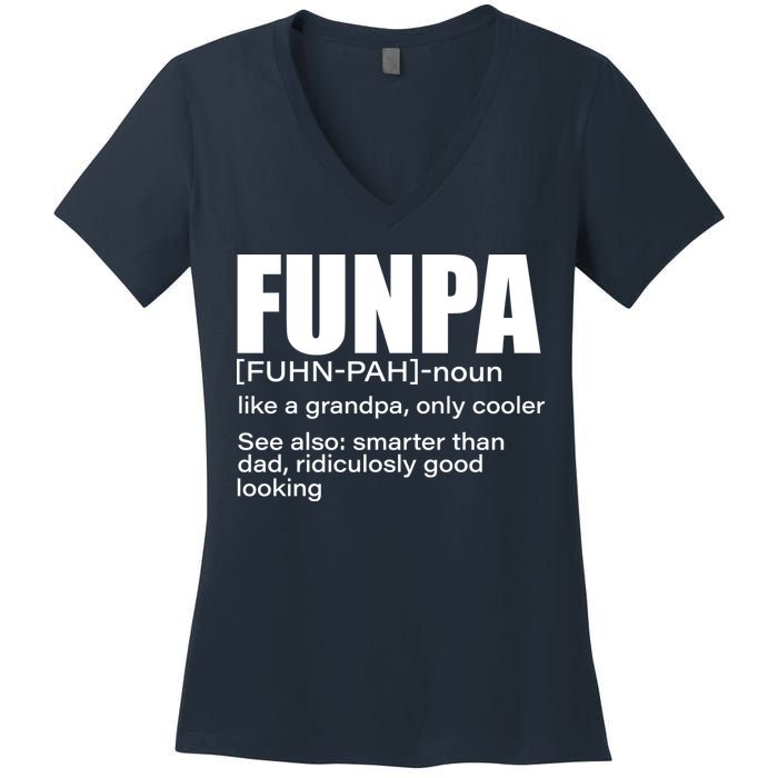 Funpa Definition  Women's V-Neck T-Shirt