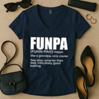 Funpa Definition  Women's V-Neck T-Shirt