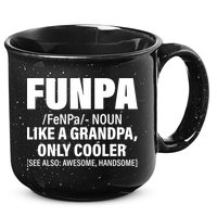 Funpa Like A Grandpa Only Cooler 15oz Campfire Ceramic Mug