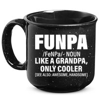 Funpa Like A Grandpa Only Cooler 15oz Campfire Ceramic Mug