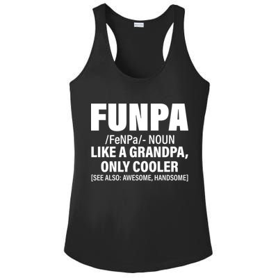Funpa Like A Grandpa Only Cooler Ladies PosiCharge Competitor Racerback Tank