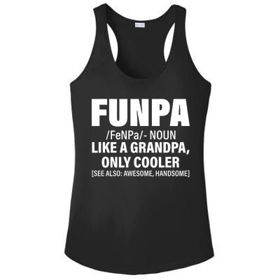 Funpa Like A Grandpa Only Cooler Ladies PosiCharge Competitor Racerback Tank