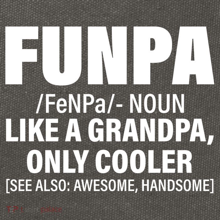 Funpa Like A Grandpa Only Cooler Cotton Canvas Backpack