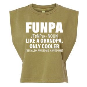 Funpa Like A Grandpa Only Cooler Garment-Dyed Women's Muscle Tee