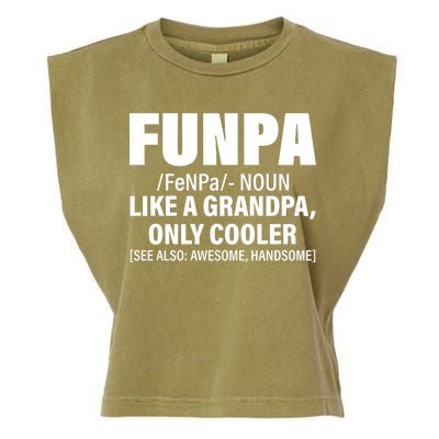 Funpa Like A Grandpa Only Cooler Garment-Dyed Women's Muscle Tee