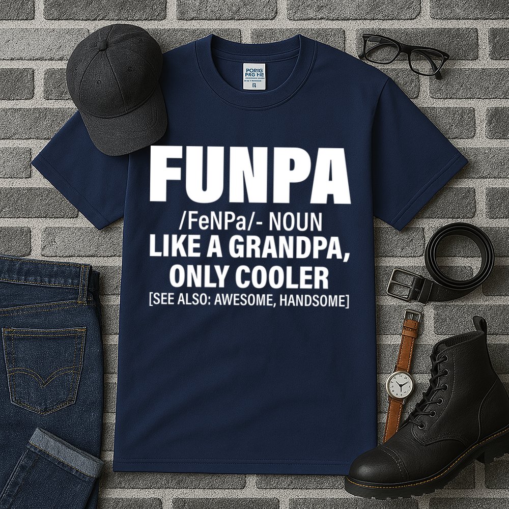Funpa Like A Grandpa Only Cooler Tall T-Shirt