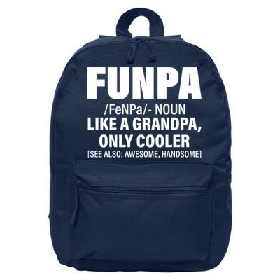 Funpa Like A Grandpa Only Cooler 16 in Basic Backpack