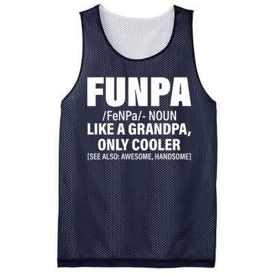 Funpa Like A Grandpa Only Cooler Mesh Reversible Basketball Jersey Tank