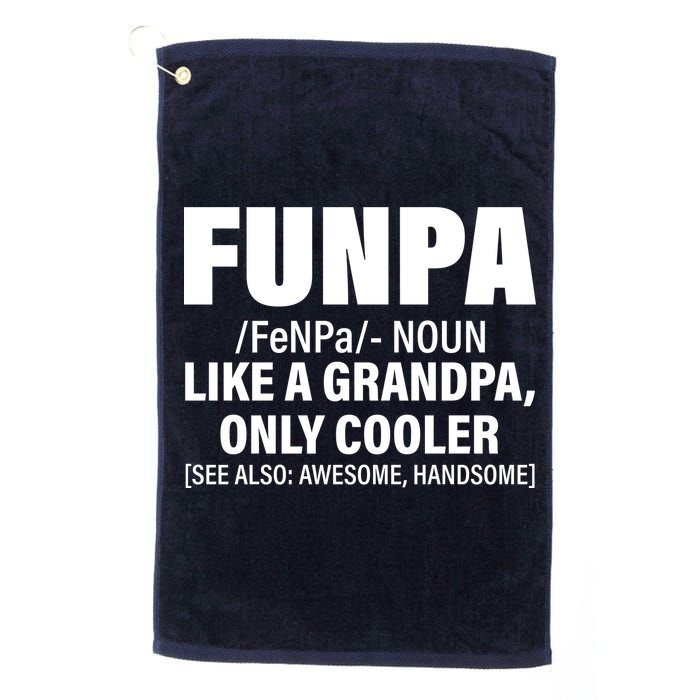 Funpa Like A Grandpa Only Cooler Golf Towel