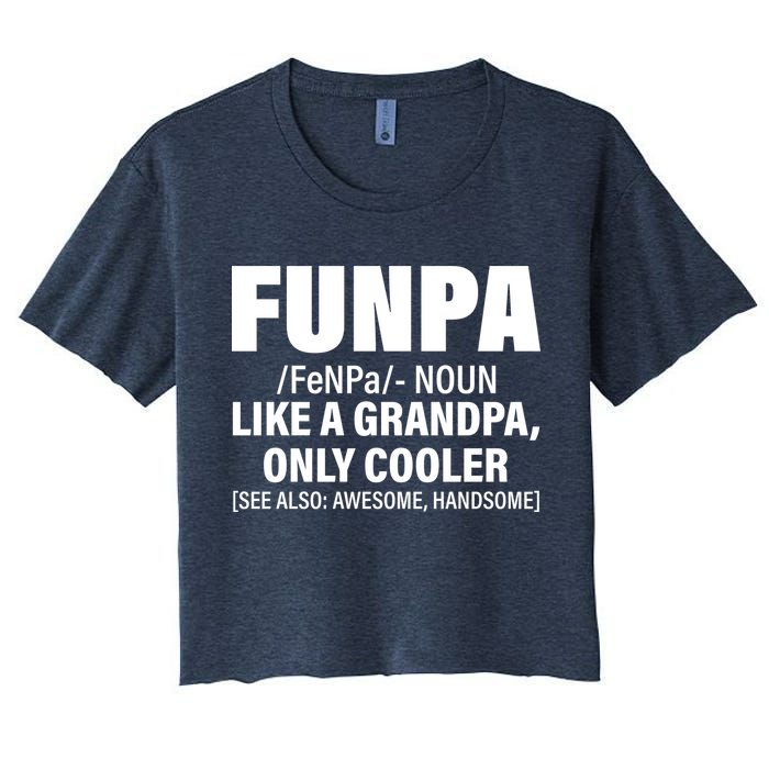 Funpa Like A Grandpa Only Cooler Crop Top