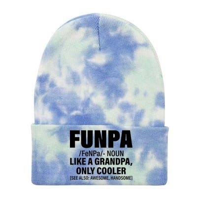 Funpa Like A Grandpa Only Cooler Tie Dye 12in Knit Beanie