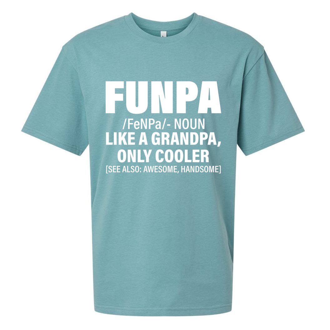 Funpa Like A Grandpa Only Cooler Sueded Cloud Jersey T-Shirt