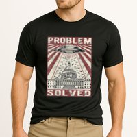 Funny UFO Problem Solved Political Humor Sarcastic Performance Shirt