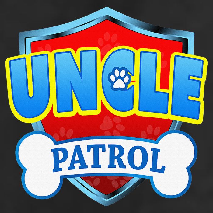 Funny Uncle Patrol Dog Mom Dad 7 Panel Mesh Trucker Snapback Hat