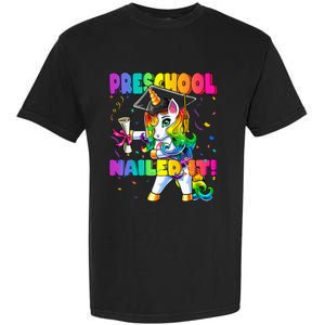 Flossing Unicorn Preschool Graduation Cap Diploma Gift Garment-Dyed Heavyweight T-Shirt