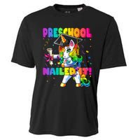 Flossing Unicorn Preschool Graduation Cap Diploma Gift Cooling Performance Crew T-Shirt