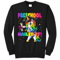 Flossing Unicorn Preschool Graduation Cap Diploma Gift Sweatshirt