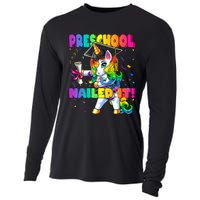 Flossing Unicorn Preschool Graduation Cap Diploma Gift Cooling Performance Long Sleeve Crew