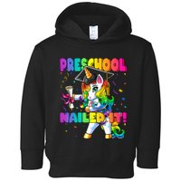 Flossing Unicorn Preschool Graduation Cap Diploma Gift Toddler Hoodie