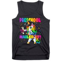 Flossing Unicorn Preschool Graduation Cap Diploma Gift Tank Top