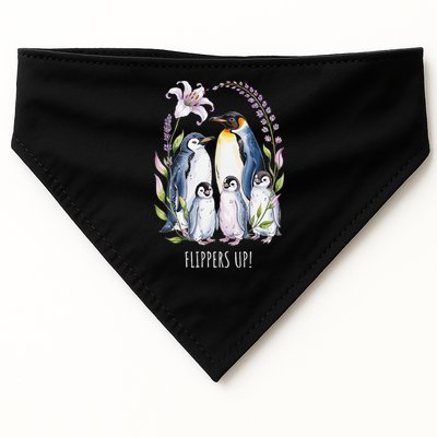 Flippers Up Penguins Resist Tariffs USA-Made Doggie Bandana