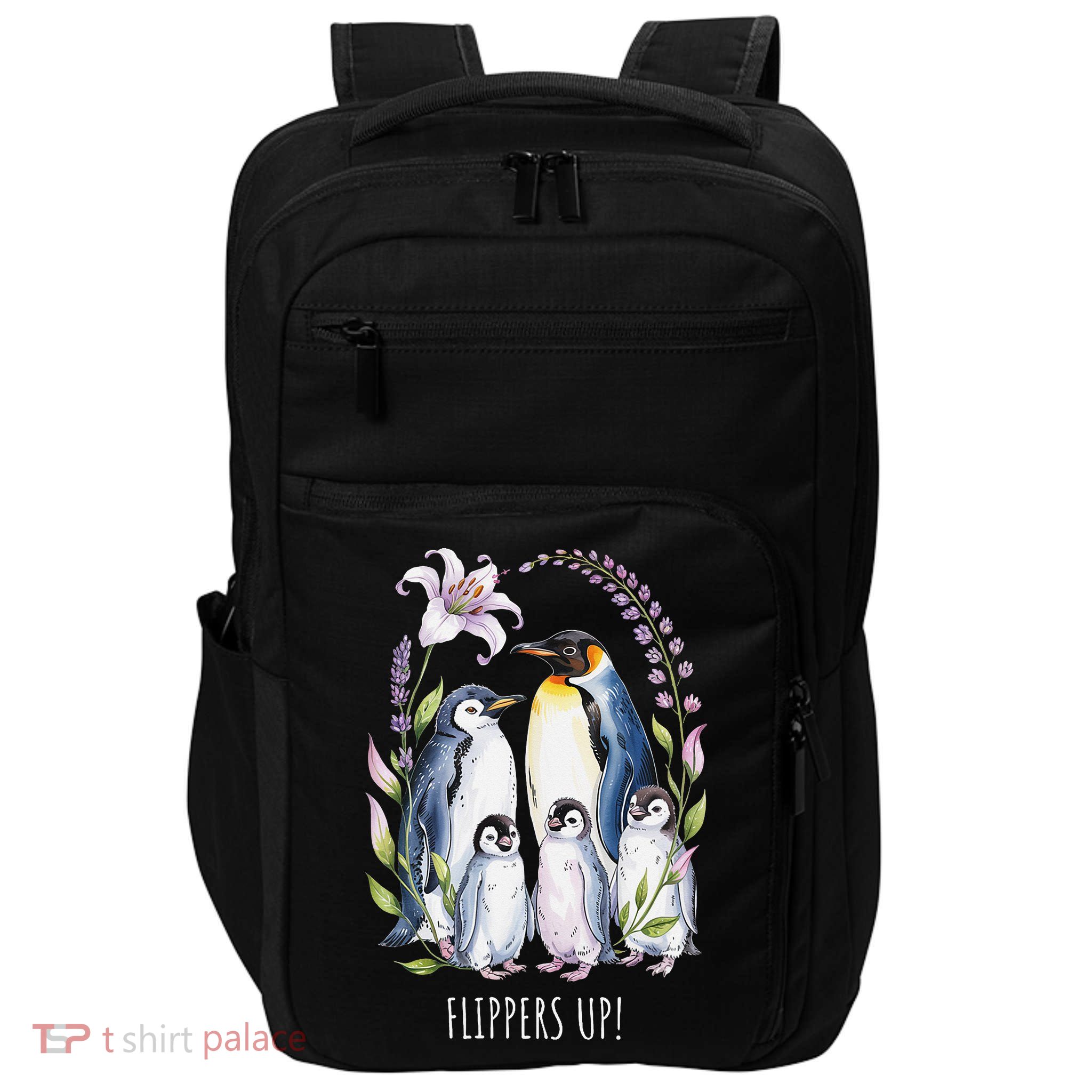 Flippers Up Penguins Resist Tariffs Impact Tech Backpack