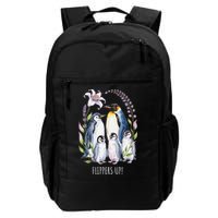 Flippers Up Penguins Resist Tariffs Backpack