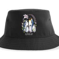 Flippers Up Penguins Resist Tariffs Sustainable Bucket Hat