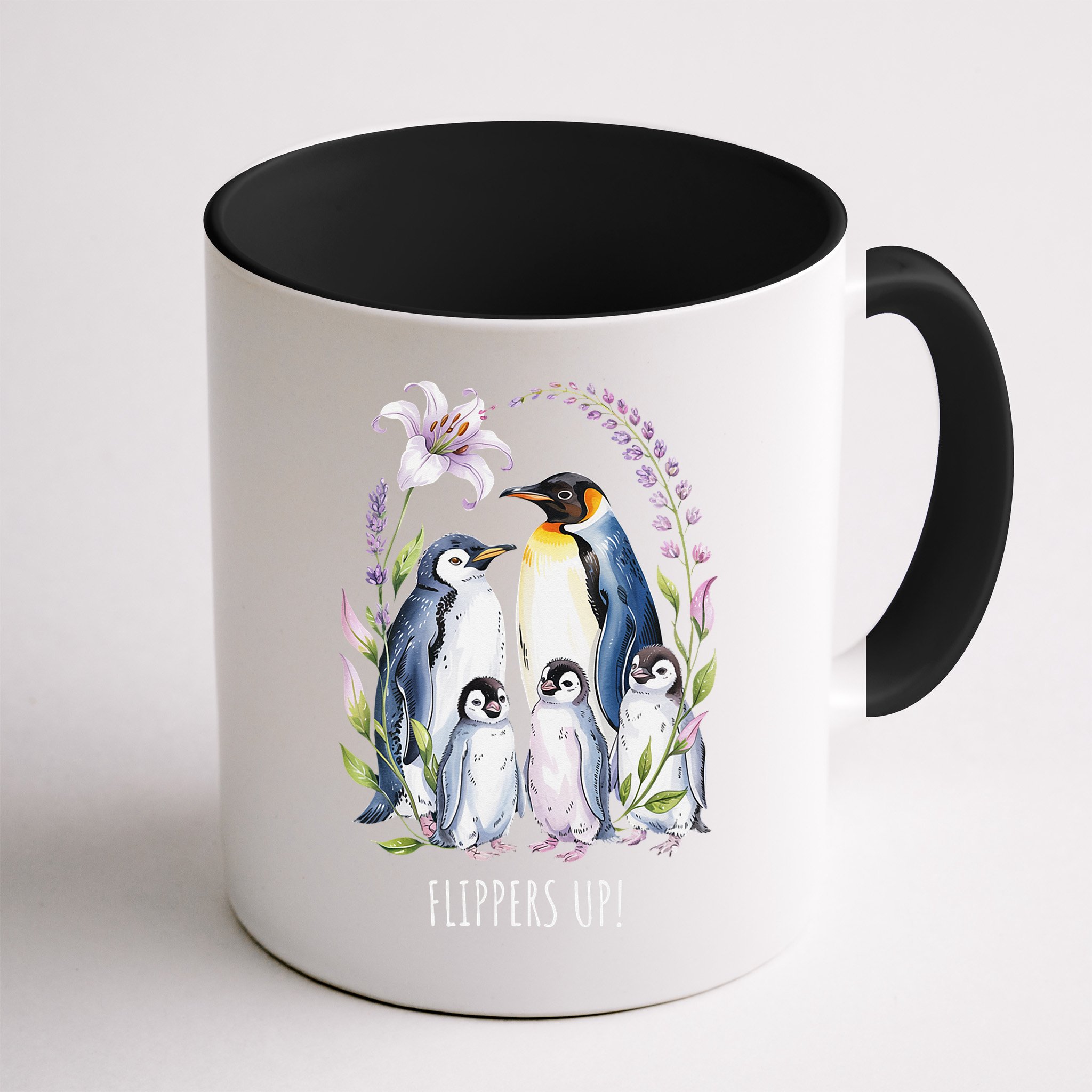 Flippers Up Penguins Resist Tariffs Mug